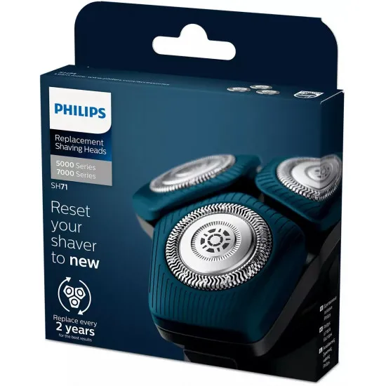 СеÑ?ка бÑ?иÑ?Ð²ÐµÐ½Ð½Ð°Ñ Ñ Ñ?ежÑ?Ñ?ей головкой Philips SH71/50 Silver