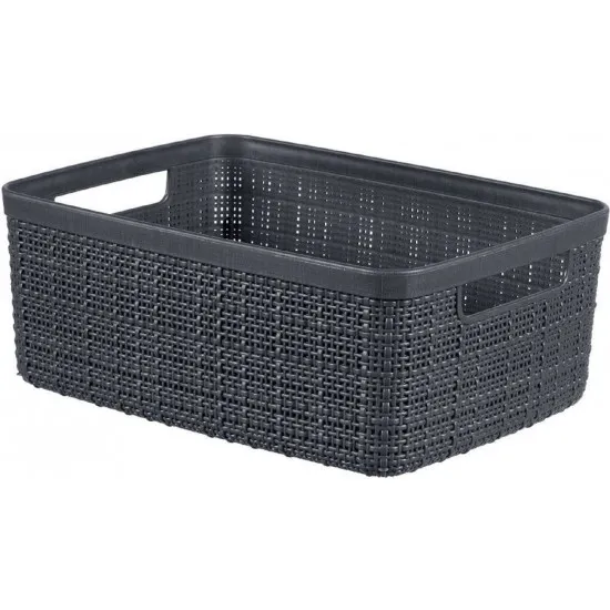 Coș depozitare Curver Jute M 245713 Antracit