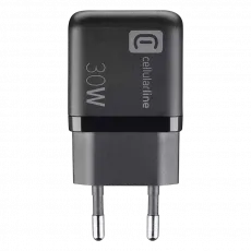 Încărcător Cellularline Wall Charger GAN 30 W, Black Încărcător Cellularline Wall Charger GAN 30 W, Black