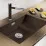 Chiuvetă de bucătărie Blanco Subline 700-U,730х460 mm, Coffee (523547)