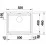 Chiuvetă de bucătărie Blanco Subline 500-U,530х460 mm, Antracit (523432)