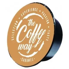 Capsule pentru aparatele de cafea The Coffy Way Caramel, 30 capsule Capsule pentru aparatele de cafea The Coffy Way Caramel, 30 capsule