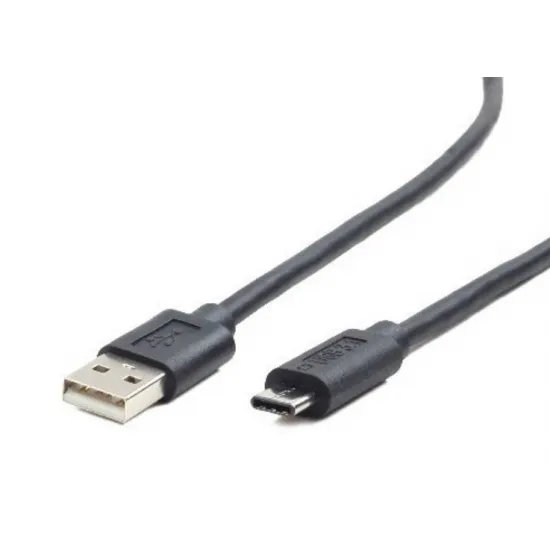 Кабель Cablexpert USB 2.0/USB Type-C, Black (CCP-USB2-AMCM-1M)