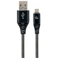 Cablu Cablexpert USB 2.0/micro-USB, Black (CC-USB2B-AMmBM-2M-BW) Cablu Cablexpert USB 2.0/micro-USB, Black (CC-USB2B-AMmBM-2M-BW)