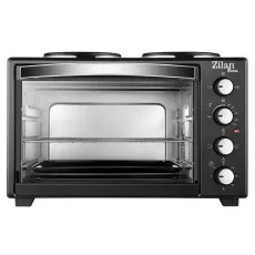 Электропечь с конфорками Zilan ZLN2928 Black (35 л)