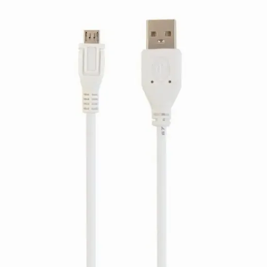 Кабель Cablexpert USB 2.0/micro-USB, White (CCP-mUSB2-AMBM-W-0.5M)