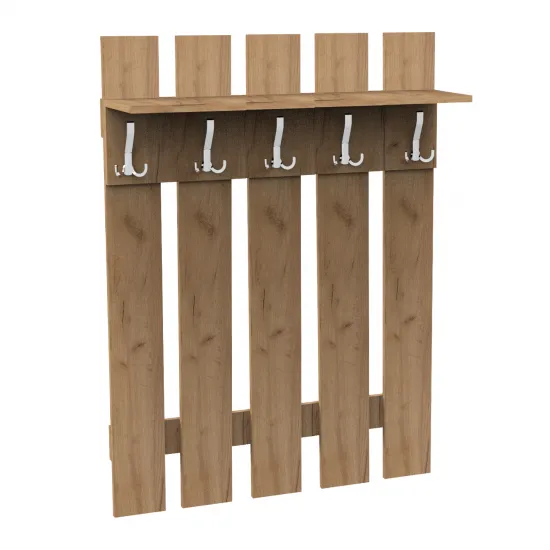 Вешалка настенная ML-Mobila №3 Дуб золотой