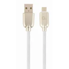 Cablu Cablexpert USB 2.0/micro-USB, White (CC-USB2R-AMmBM-1M-W) Cablu Cablexpert USB 2.0/micro-USB, White (CC-USB2R-AMmBM-1M-W)
