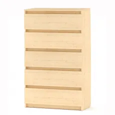 Comodă Fabrik Home Havana 5, 80x38.5x125.5 cm, Stejar Sonoma