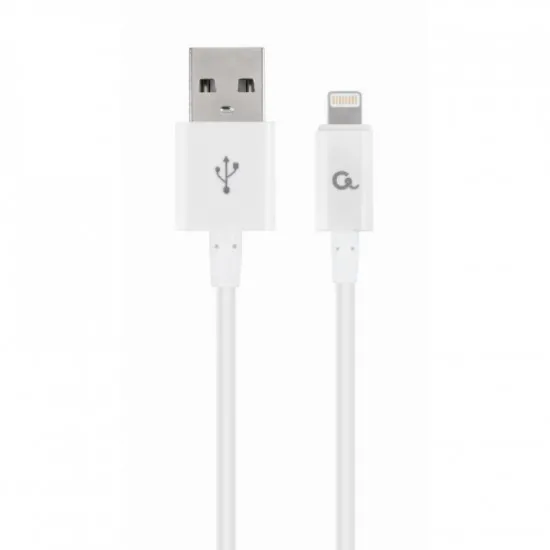 Cablu Cablexpert USB 2.0/Lighting, White (CC-USB2P-AMLM-1M-W)