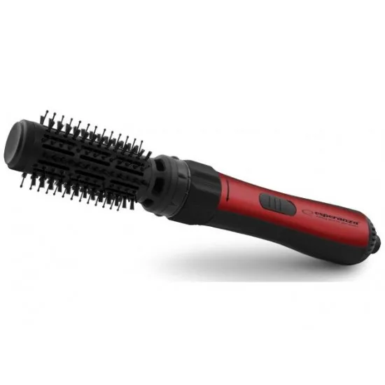 Uscător de păr-perie Esperanza Jessica EBL008, 1000 W, Black/Red