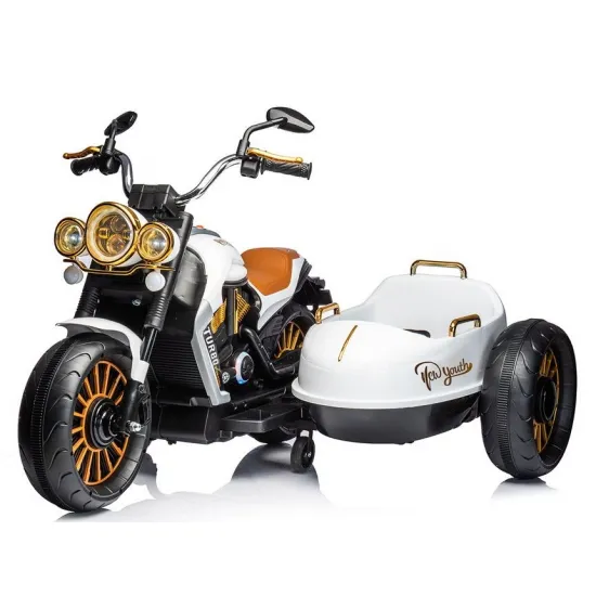 Masina pe baterie Chipolino DUO Tron ELMDT02301WH, White