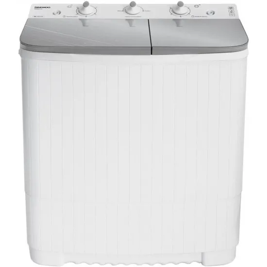 Maşină de spălat semiautomată Daewoo DSWM 5.3S White/Gray (5 kg)