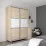 Шкаф купе Mobildor Aron S K (100 см), Sonoma/White