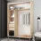 Шкаф купе Mobildor Aron S K (100 см), Sonoma/White