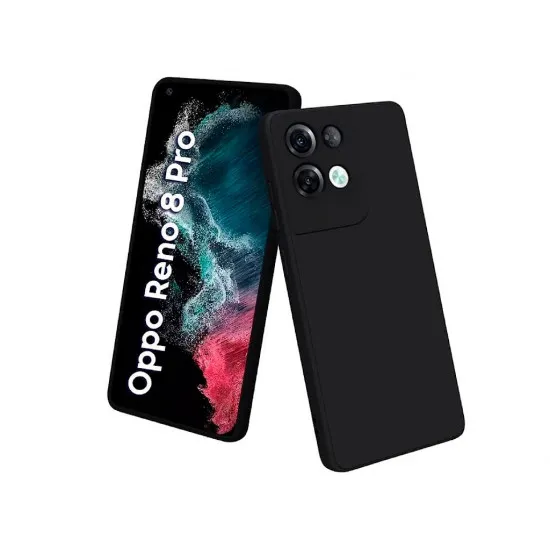 Чехол Helmet Liquid Silicone для Oppo Reno 8 Pro, Black