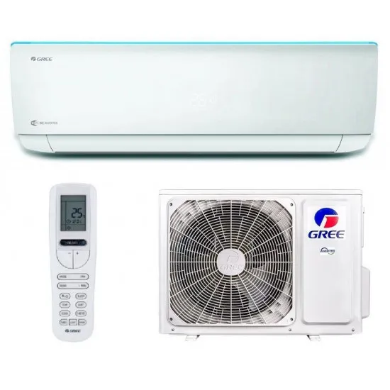Кондиционер Gree Bora Inverter R32 Wi-Fi GWH24AAD-K6DNA4B/I, 24000 BTU, до 65 м², White
