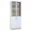 Vitrina Mobildor Practik (80 cm) cu polițe, Sonoma/White