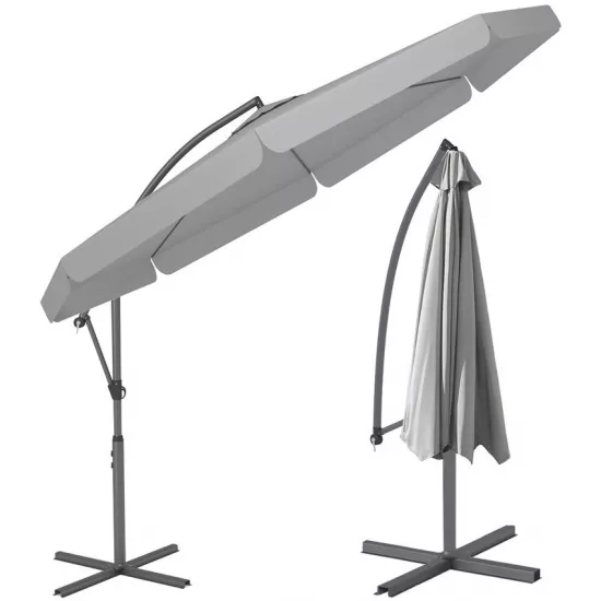 Зонт садовый FunFit 300cm Grey (3054)