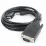 Видео кабель Cablexpert HDMI (M)/VGA D-Sub + 3.5 mm Jack, Black (A-HDMI-VGA-03-6)