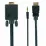 Видео кабель Cablexpert HDMI (M)/VGA D-Sub + 3.5 mm Jack, Black (A-HDMI-VGA-03-6)