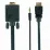 Cablu video Cablexpert HDMI (M)/VGA D-Sub + 3.5 mm Jack, Black (A-HDMI-VGA-03-10)