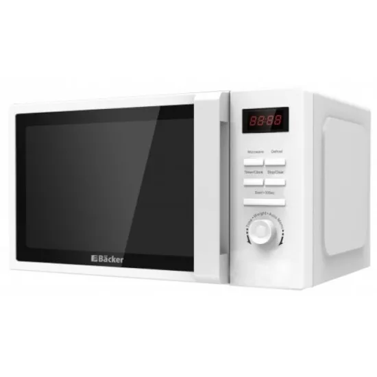 СВЧ-печь Backer MWB 20LCD 700 White (20 л/700 Вт)