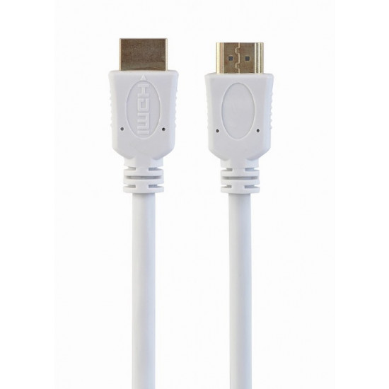 Cablu video Cablexpert HDMI (M)/HDMI (M), White (CC-HDMI4-W-10)