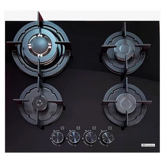 Plită gaz Eurolux HBKL64GFWCIBKGL Black