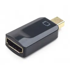 Видеоадаптер Cablexpert MiniDP (M)/HDMI (F), Black (A-mDPM-HDMIF-01) Видеоадаптер Cablexpert MiniDP (M)/HDMI (F), Black (A-mDPM-HDMIF-01)