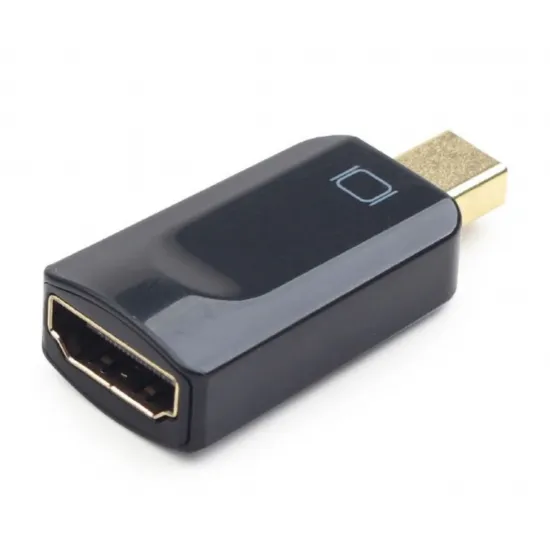 Видеоадаптер Cablexpert MiniDP (M)/HDMI (F), Black (A-mDPM-HDMIF-01)