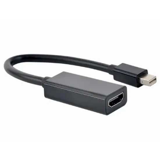 Видеоадаптер Cablexpert MiniDP (M)/HDMI (F), Black (A-mDPM-HDMIF-02)
