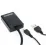 Convertor Video/Audio Cablexpert VGA D-Sub + 3.5 mm Jack/HDMI (F), Black (A-VGA-HDMI-01)