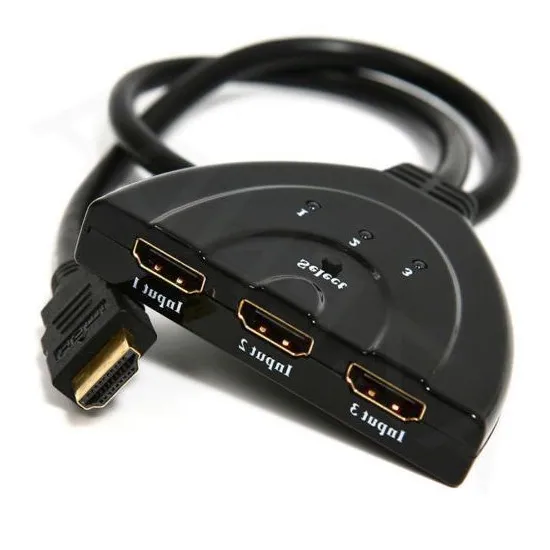 Разветвитель HDMI Gembird HDMI (M)/3x HDMI (F), Black (DSW-HDMI-35)