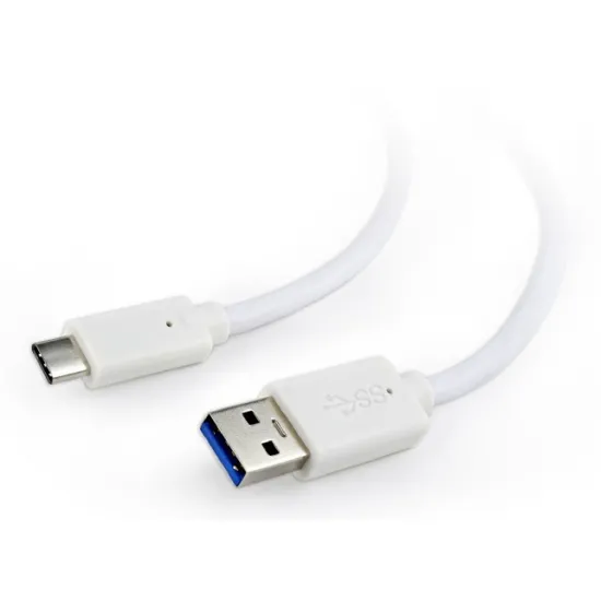 Cablu Cablexpert USB 3.0/USB Type-C, White