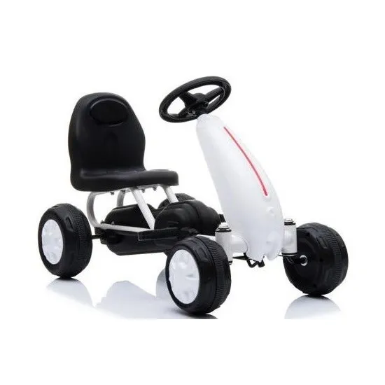 Kart cu pedale Moni Blaze, White