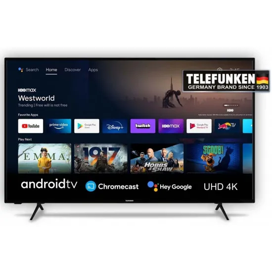 Televizor Telefunken 50UA9065 Black (50"/UHD 4K)
