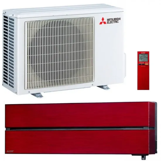 Кондиционер Mitsubishi MSZ-LN25VGR-ER1/MUZ-LN25VG-ER1 Inverter R32 Wi-Fi, 9000 BTU, до 25 м², Red