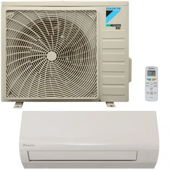 Aparat de aer condiționat Daikin Sensira FTXF Inverter R32 Wi-Fi FTXF71D/RXF71D ,, 24000 BTU, pana la 70 m², White