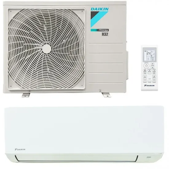 Aparat de aer condiționat Daikin Sensira FTXC Inverter R32 Wi-Fi FTXC71D/RXC71D ,, 24000 BTU, pana la 70 m², White