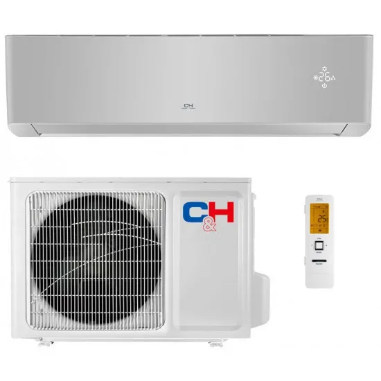 Кондиционер Cooper&Hunter Supreme Inverter WiFi R32 CH-S09FTXAM2S-SC, 9000 BTU, до 25 м², Silver