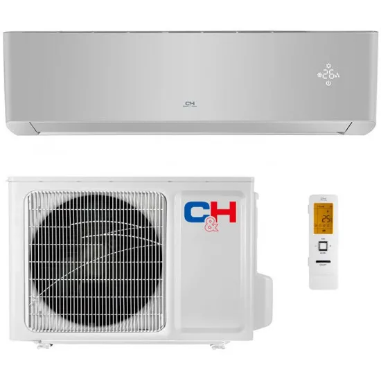 Кондиционер Cooper&Hunter Supreme Inverter WiFi R32 CH-S12FTXAM2S-SC, 9000 BTU, до 25 м², Silver