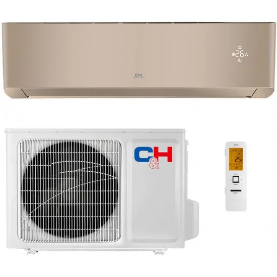 Кондиционер Cooper&Hunter Supreme Inverter WiFi R32 CH-S12FTXAM2S-GD, 9000 BTU, до 25 м², Gold