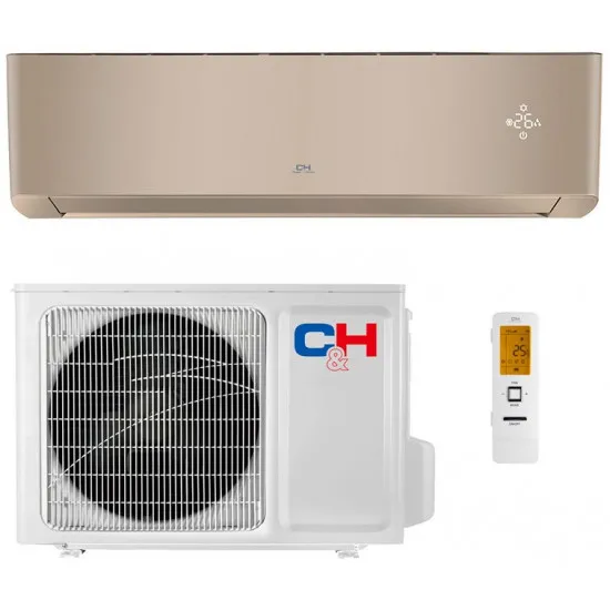 Кондиционер Cooper&Hunter Supreme Inverter WiFi R32 CH-S24FTXAM2S-GD, 24000 BTU, до 70 м², Gold