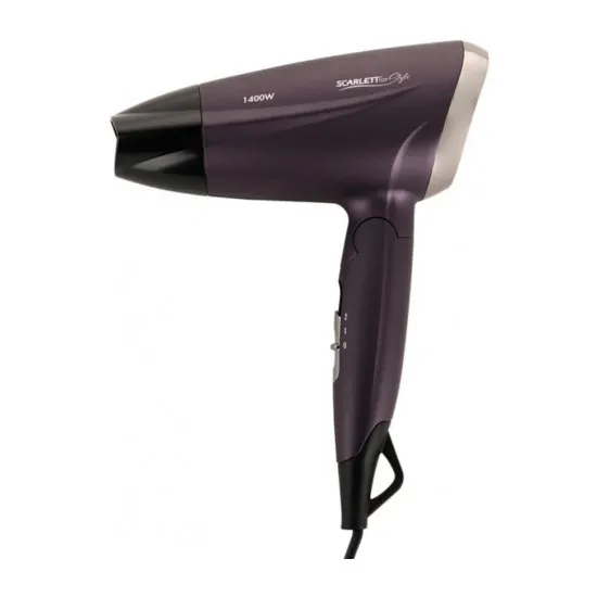 Компактный фен Scarlett SC-HD70IT13, 1400 Вт, Purple