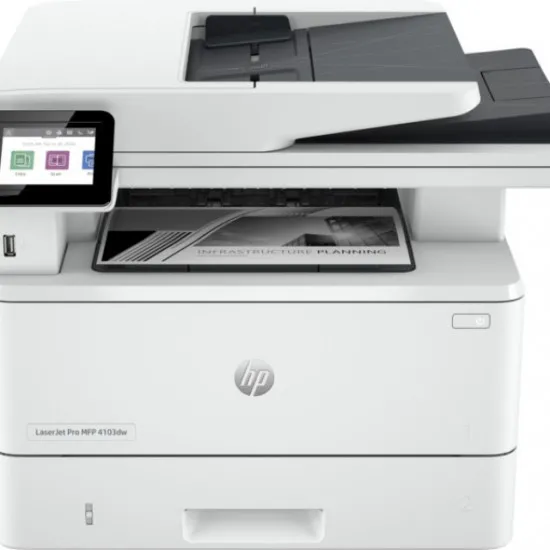 МФУ лазерный HP LaserJet Pro 4103fdn White (A4)