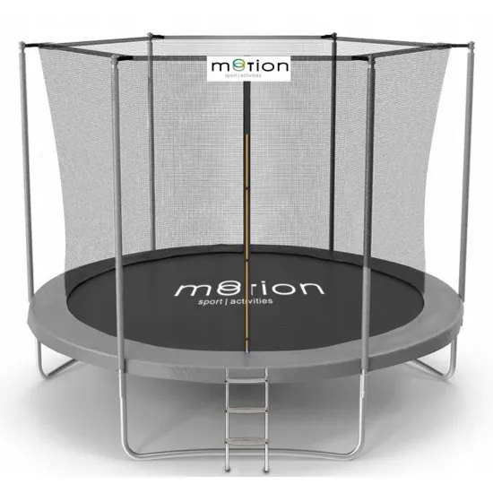 Батут Jumi Motion OM-710115, 305 см, внутренняя сетка, Gray