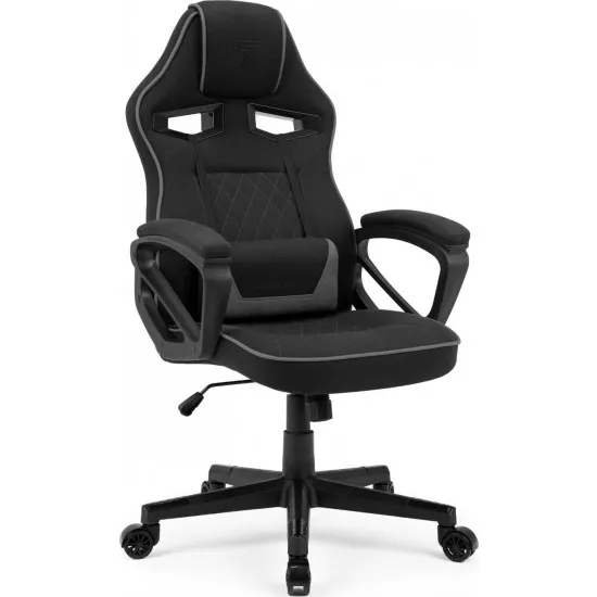 Fotoliu de gaming SENSE7 Knight, Fabric Black/Gray