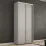 Dulap-cupeu Mobildor Compact, 120x220x45 cm, uși PAL, Gri