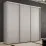 Dulap-cupeu Mobildor Compact, 260x220x45 cm, uși PAL, Gri